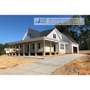 Solución Integral para Proyectos de Casas de Campo con Estructura de Acero Ligero HegE, Diseño de Villa, Capacidad de Carga de Techo de Más de 20 lb por Pie Cuadrado - Product Image 5