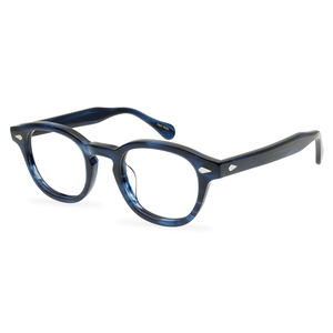 Lunettes en acétate de style japonais, verres à rivets, monture rétro, pour hommes <span class=keywords><strong>et</strong></span> femmes, dans le même style, transparent, tendance, - Product Image 6