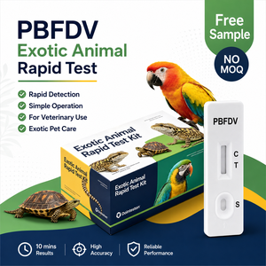 Kit de Prueba para el Virus de la Enfermedad del Pico y la Pluma en Aves (PBFDV) para Aves Exóticas SIN Cantidad Mínima de Pedido Muestra Gratuita - Product Image 1