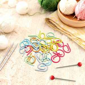 Marqueurs de mailles métalliques en forme hélicoïdale, marqueurs de crochet multicolores, marqueurs de crochet verrouillables pour le tricot et le crochet - Product Image 4