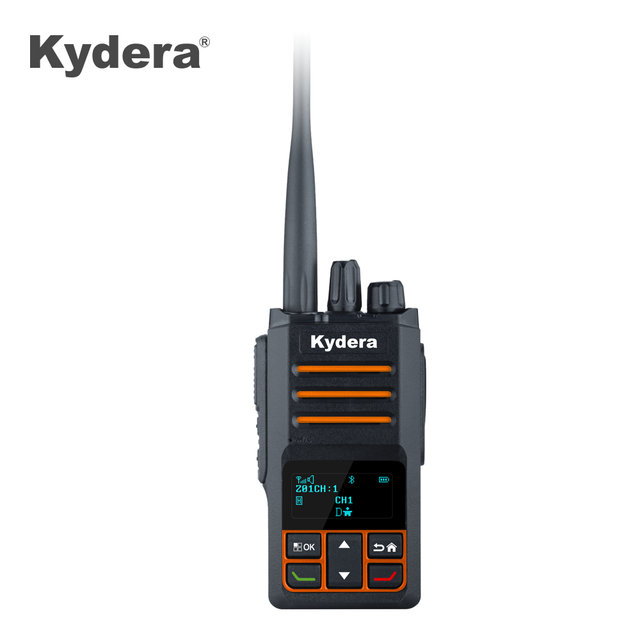 DMR UHF/VHF IPX-8 Waterproof AES256 GMRS Two-Way 10W High Power Walkie Talkie Group Communication 2600mAh Battery 0-20KM 16