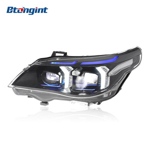 Thích hợp cho 03-10 Bmw 5 Series <span class=keywords><strong>E60</strong></span> Đèn pha lắp ráp sửa đổi Fang phong cách <span class=keywords><strong>LED</strong></span> kép màu sắc ban ngày chạy ánh sáng ống kính ánh sáng - Product Image 5