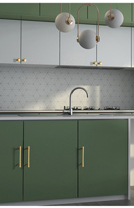 Modern <strong>Gold</strong> Brushed Nickel Square T-Bar Cabinet <strong>Pull</strong> Handles <strong>Drawer</strong> <strong>Pulls</strong> for Kitchen Bedroom Bathroom Wardrobe Living Room - Product Image 5