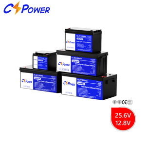 태양 광 발전/오프 그리드 시스템/홈 백업 LFP12V100 용 CSPower 12V 100Ah 딥 사이클 리튬 LiFePO4 배터리 - Product Image 4