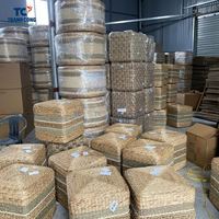 Vente en gros 2024 naturel tissé boîte-cadeau en bambou décoration cercle panier pour le Ramadan et Eid vacances prix pas cher