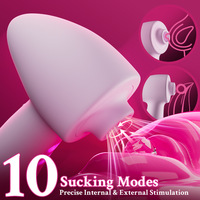 Hammer-Saugvibrator Masturbations-Sexspielzeug Starke Vibration Körpermassagestab Weibliches Masturbations-Sexspielzeug