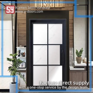 حديد فرنسي حديث مع تصميم متأرجح ودوار للدخول والاستخدام الخارجي - Product Image 4