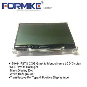 ดอทเมทริกซ์กราฟิก128x64 128*64จอแสดงผล LCD กราฟิก128x64ไฟแบล็คไลท์ RGB 30พิน