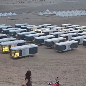 Innovativo Design della casa capsula prefabbricata per uso esterno Mobile portatile cabina per uso <span class=keywords><strong>moderno</strong></span> spazio commerciale - Product Image 1