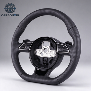 Volant en fibre de carbone forgé sur mesure pour Audi A4 A4L B7 A6L C6 A3 8P Sportback TT 8N MK1 Rs7 Rs5 S3 A7 8v S4 B9 B8 S5 Rs6 - Product Image 3