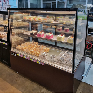 Giá tốt nhất tủ lạnh thương mại bánh hiển thị mát với ánh sáng dẫn và làm mát trực tiếp cho các cửa hàng bánh - Product Image 5