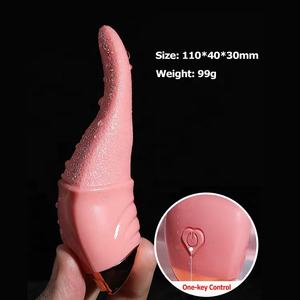 <span class=keywords><strong>Hot</strong></span> Vibe Seksspeeltjes Tepel Clitorale Stimulator Vrouwen Speelgoed Roze Vibrerende Tong Vibrator Voor Vrouw - Product Image 3