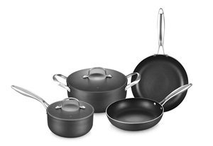 Cuộc Sống Nụ cười 7cs ép không dính gốm casseroles Chảo Frying Pan nồi và chảo nhôm nắp Cookware Set - Product Image 6