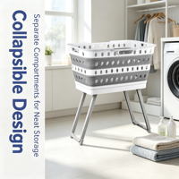 Panier à linge pliable, corbeille à linge sale pliable pour la salle de bain, la chambre à coucher, le rangement à domicile