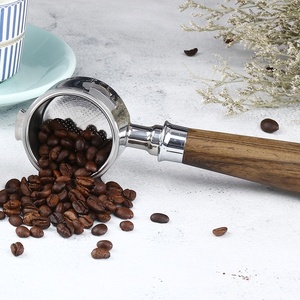 Venta al por mayor del fabricante: Mango sin fondo De'Longhi Delong de 51 mm con tres asas, agarre de madera maciza y cabezal de acero inoxidable 304 para cafeteras De'Longhi - Product Image 4