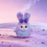 Jouets en peluche interactifs avec yeux LCD, personnalisation vocale professionnelle, compagnon IA en peluche pour l'étude, le travail et le confort en temps libre