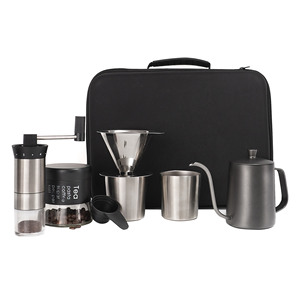 Ensemble de cafetière de haute qualité avec tasses, bouilloire à café manuelle, filtre et coffret cadeau - Product Image 3