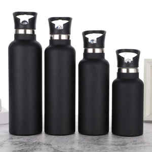 Venta al por mayor de vasos de acero inoxidable de grado alimenticio aislados al vacío de doble pared con logotipo personalizado botella de agua con paquete de tapa - Product Image 6