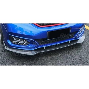 Splitter de pare-chocs avant Fit Jazz, aspect fibre de carbone, style sport, protection de pare-chocs avant pour Honda Fit Jazz 2018-2020, accessoires de voiture - Product Image 3