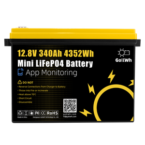 Gokwh EU แบตเตอรี่ Lifepo4 <span class=keywords><strong>12V</strong></span> 340Ah 12.8V แบตเตอรี่50ah 200ah 300Ah 400ah แบบชาร์จไฟได้กันน้ำ - Product Image 1