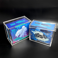 Boîte de rangement PKMN ETB Booster Bundle avec couvercle magnétique, protection UV, boîte en acrylique moderne pour PKMN Booster Box