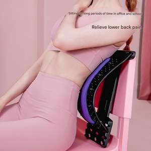 Alat pijat akupuntur, terapi pereda nyeri bawah, pijat akupuntur, alat pendukung traksi Lumbar elastis leher portabel - Product Image 2