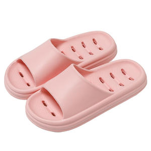 Chaussons de douche imperméables pour hommes, antidérapants, pour salle de sport, vestiaire, sandales à séchage rapide en EVA, chaussures de bain, plage d'été - Product Image 2