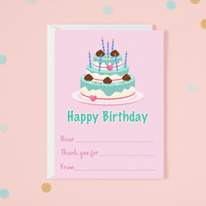 Tarjetas de Felicitación Personalizadas Xieli para Decoración de Fiesta de Cumpleaños - Product Image 2