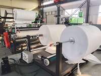 Machine à plastifier automatique par extrusion textile