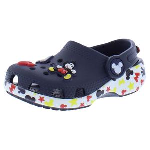 Crocs Friends Classic Clog para Bebés y Niños Pequeños, Color Azul Marino, Diseño Multicolor de Mickey Mouse - Product Image 1