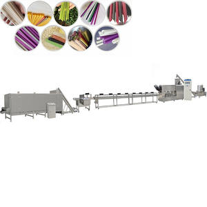 <span class=keywords><strong>Vaisselle</strong></span> en paille de riz biodégradable entièrement automatique et machine de traitement des aliments pour animaux de compagnie Machine de fabrication de paille de riz comestible - Product Image 5