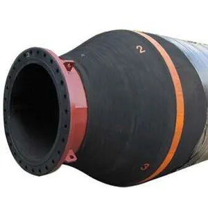 Large diameter flexible rubber floating hose or floating oil hose