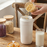 Machine à lait de soja mini portable entièrement automatique en acier inoxydable de 350 ml avec fonction de maintien au chaud pour la vente en gros