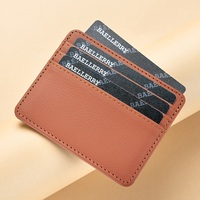 Tempat Kartu Mini Klasik, Portabel dan Ringkas, Dompet Tipis Sederhana untuk KTP dan Kartu Bank Unisex