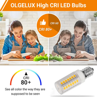 E12 E11 2700K-6500K AC120V LED Bombilla de maíz Bombilla de araña para bombillas LED con certificación ETL FCC
