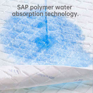 2024 Trendibaby XL Underpads Fabricant En Gros Portable Pliant Jetable Couches Matelas À Langer Étanche Bébé Urine Pads - Product Image 5