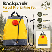 Extincteur à dos en PVC jaune 20L (16L et 20L) pour la lutte contre les incendies forestiers