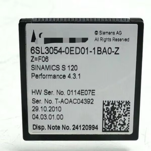 <span class=keywords><strong>1</strong></span> Pieza Nueva Original S120 6SL3 054-0ED01-1BA0-Z Z=F06 6SL3054-0ED01-1BA0-Z PLC Automatización Industrial PLC PLC PLC - Product Image 1
