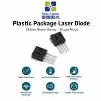 Diode laser verte scellée en plastique SHARP GH15120M8C 515nm 20mW pour module de guidage de positionnement d'outils électriques sans fil