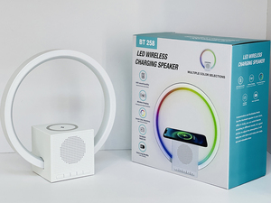 <strong>Best</strong> BT-258 Multifunction LED <strong>Desk</strong> <strong>Lamp</strong> Fast Charger <strong>Lamp</strong> Stand Atmosphere Light Wireless Charger Bluetooth Speaker - Product Image 6