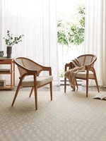 Chaise de salle à manger rétro nordique en bois massif, chaise en rotin tressé, fauteuil décontracté avec coussin moelleux pour restaurant, chaise individuelle en rotin