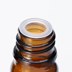 Capuchon à grande tête noir et blanc à 18 dents avec <span class=keywords><strong>bouchon</strong></span> intérieur en liège 1.0 bouteille d'huile essentielle <span class=keywords><strong>bouchon</strong></span> antivol en plastique à <span class=keywords><strong>gros</strong></span> grains - Product Image 6