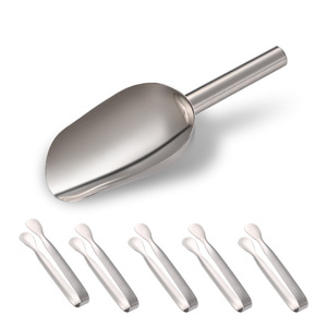 Commerce électronique transfrontalier, pinces à glace en acier inoxydable 304, pelles à glace, accessoires pour le vin, pinces à café et à sucre en cubes - Product Image 1