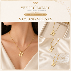Collier en acier inoxydable tendance pour femmes, bijoux à porter au quotidien - Product Image 2