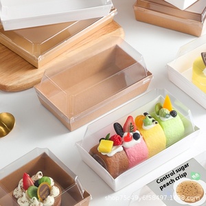 Donut Tiramisu Carne Hilo Becks Pastel Hornear Pastelería Caja de embalaje Papel Kraft Diseño de <span class=keywords><strong>s</strong></span>ándwich Lámina Material reciclado Uso alimenticio - Product Image 1