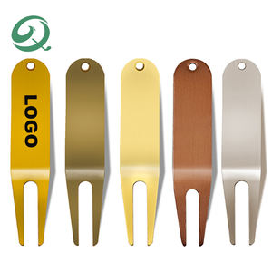 <span class=keywords><strong>Divot</strong></span> สีเขียวแบบพกพาเครื่องมือซ่อมกอล์ฟเครื่องมือซ่อมกอล์ฟโลหะดัดโลโก้ได้เอง - Product Image 1