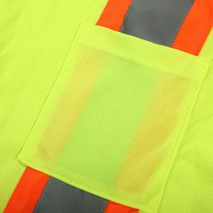 Camiseta de Seguridad Reflectante, Transpirable, de Manga Corta, para Trabajo, Unisex, de Secado Rápido, con Estampado Fijo, de Marca - Product Image 3