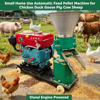 Meilleur prix pour une machine à fabriquer des granulés d'aliments pour animaux à petite échelle, granulateur d'aliments pour animaux domestiques pour la ferme, le bétail et la volaille