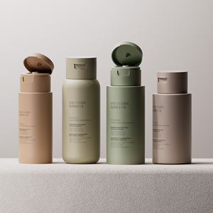 Bouteille en plastique de haute qualité HDPE 250/300/350 ml avec bouchon à disque pour shampooing et après-shampooing - Product Image 5