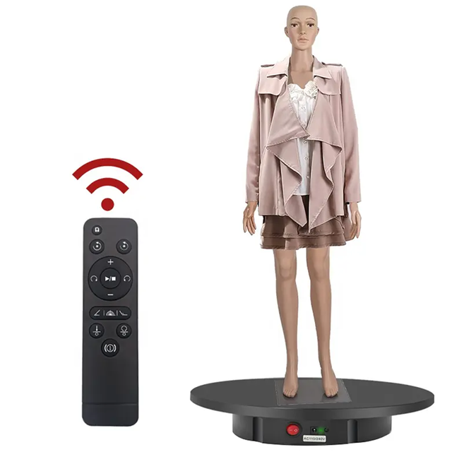 Hot 42CM Remote Control Load 100kg Rotating Display Stand 360 Turntable Automatic Display Stand